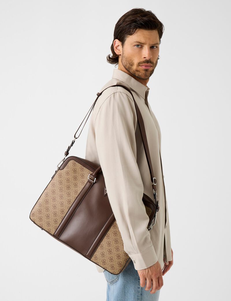 guess milano logo bag