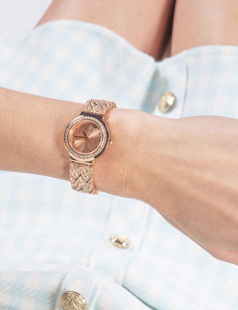 Rose-gold Analog Watch