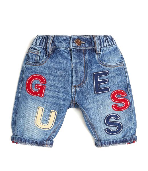 Embroidered Denim Pant