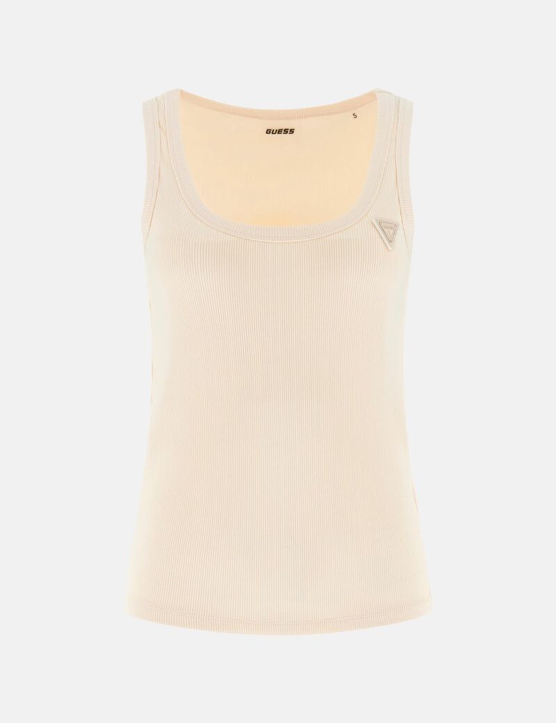 قميص بدون أكمام محبوك