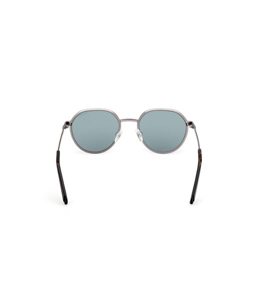 Round blue sunglasses