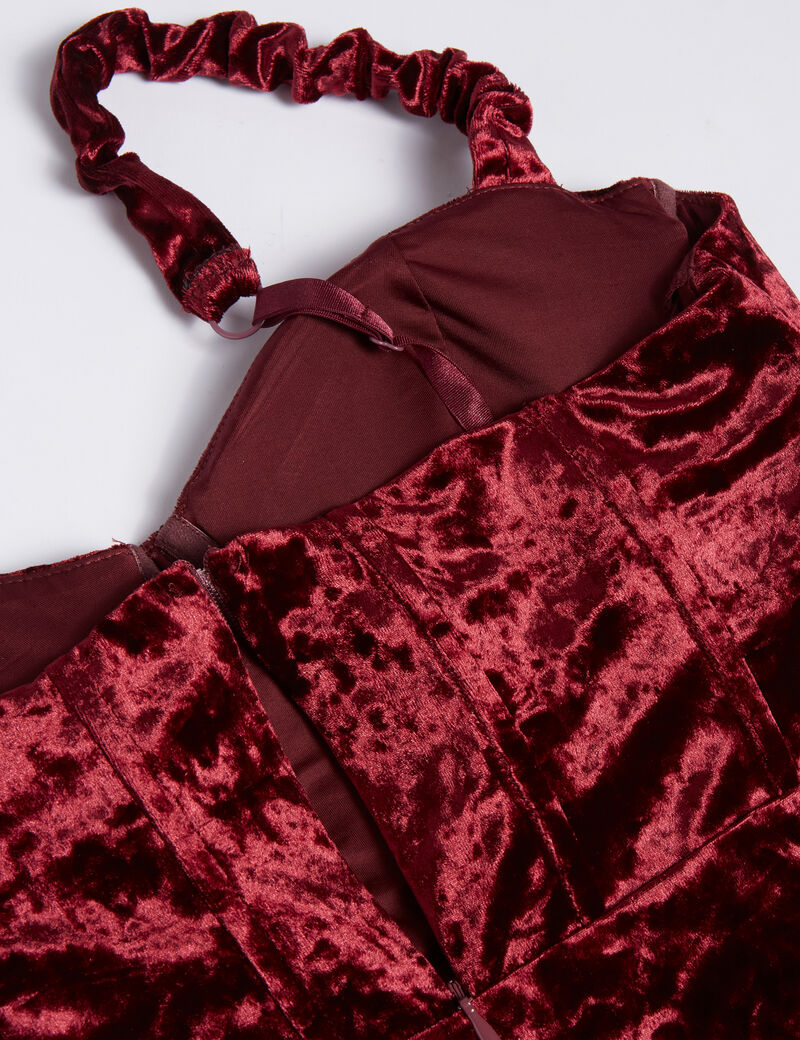 Gianna Velour Dress