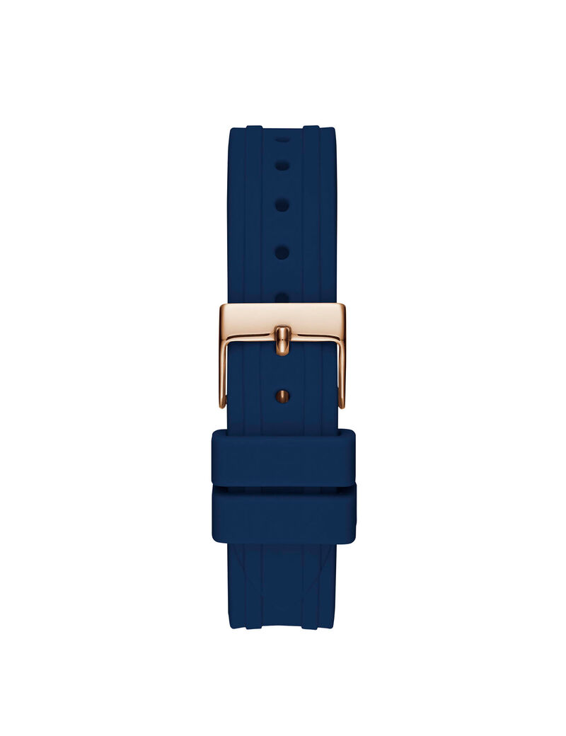 Rose Gold And Blue Ladies Watch
