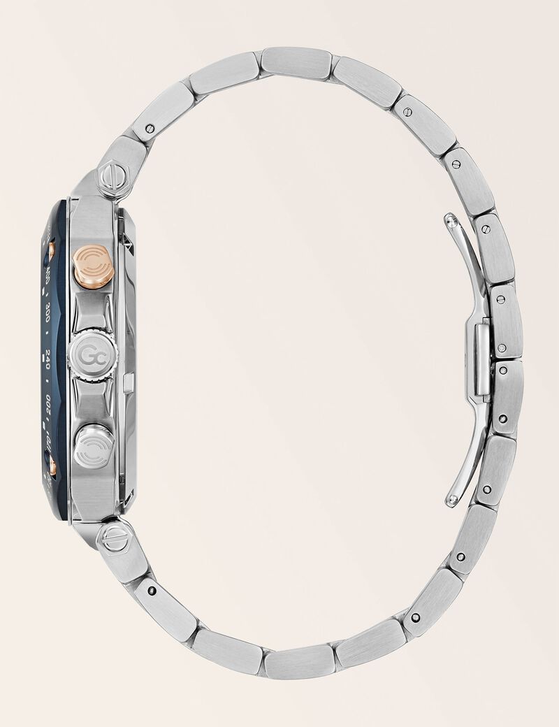 GC steel chronograph watch
