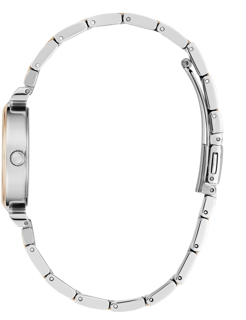 Ladies 2-Tone Rose Gold Tone Analog Watch