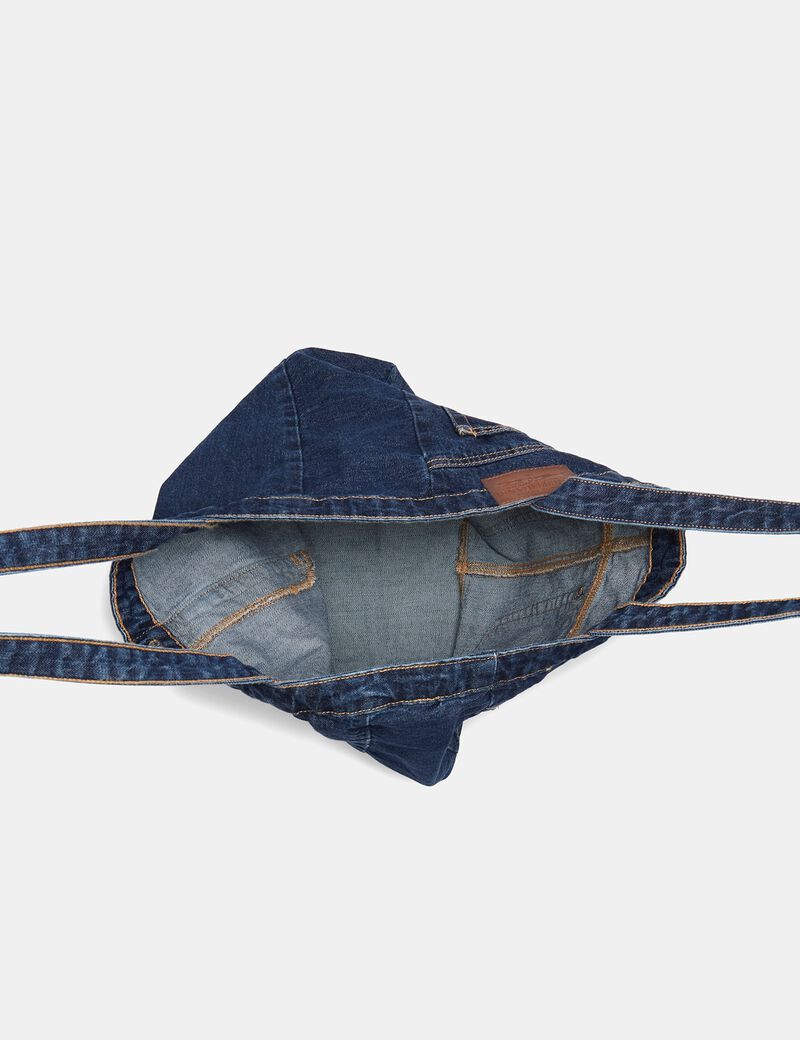 Denim tote bag
