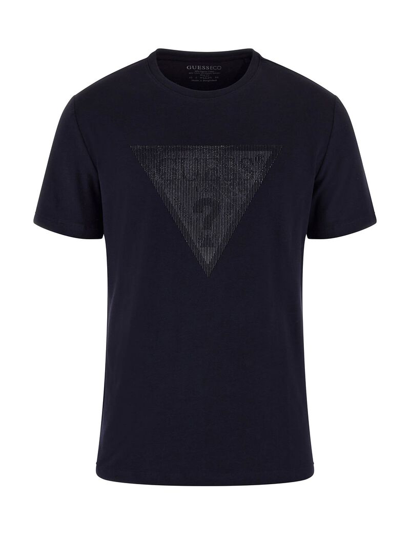 Front triangle logo print t-shirt
