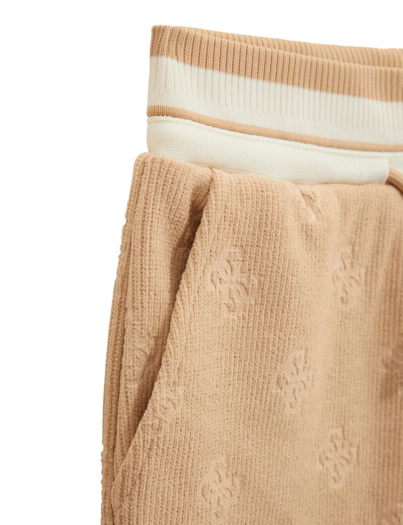 Jacquard palazzo pants