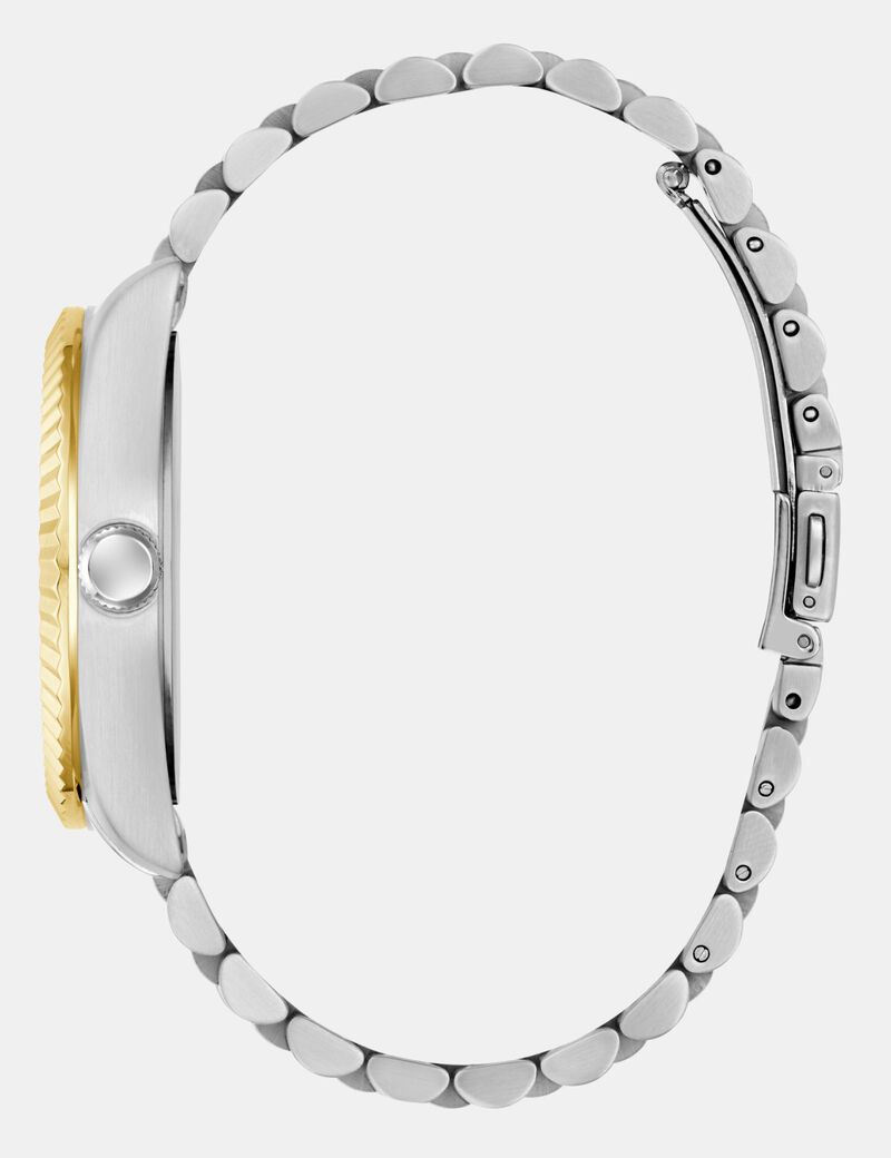 Mens 2-Tone Multi-function Date Watch