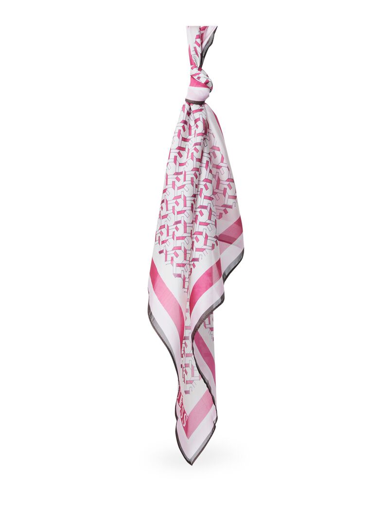 Isabella G chain logo foulard
