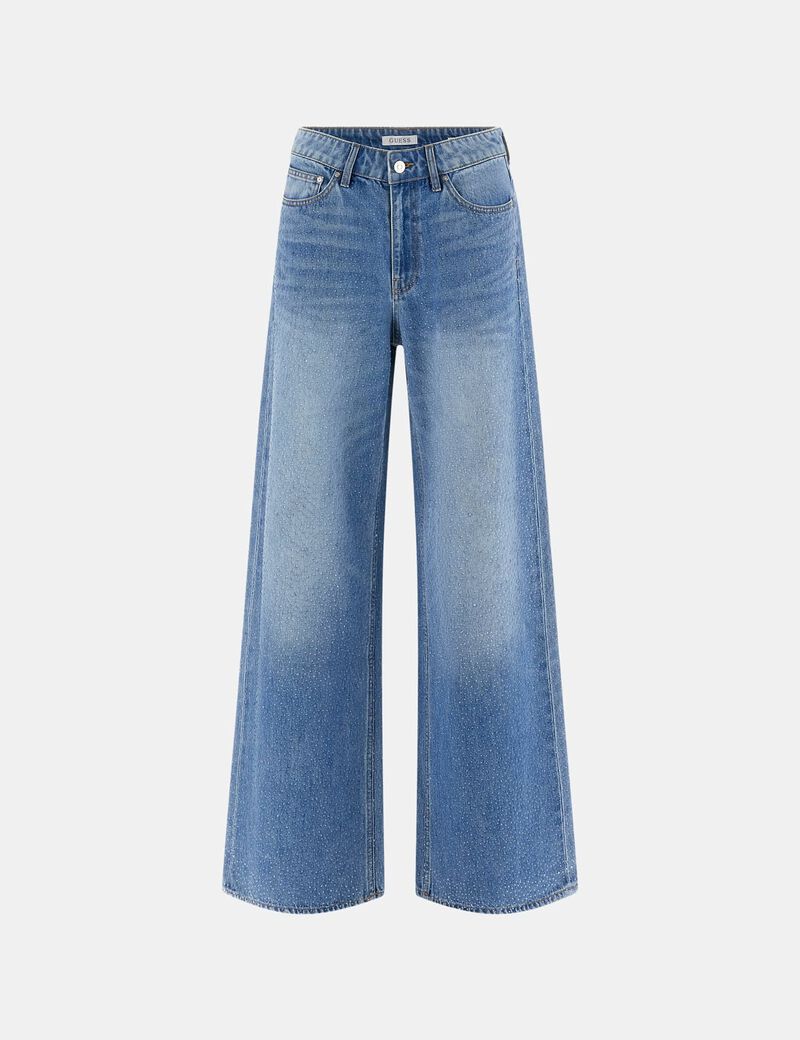 guess alba rhinestones jeans