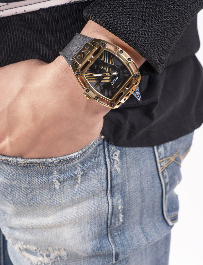 Two-Tone Analog Watch
