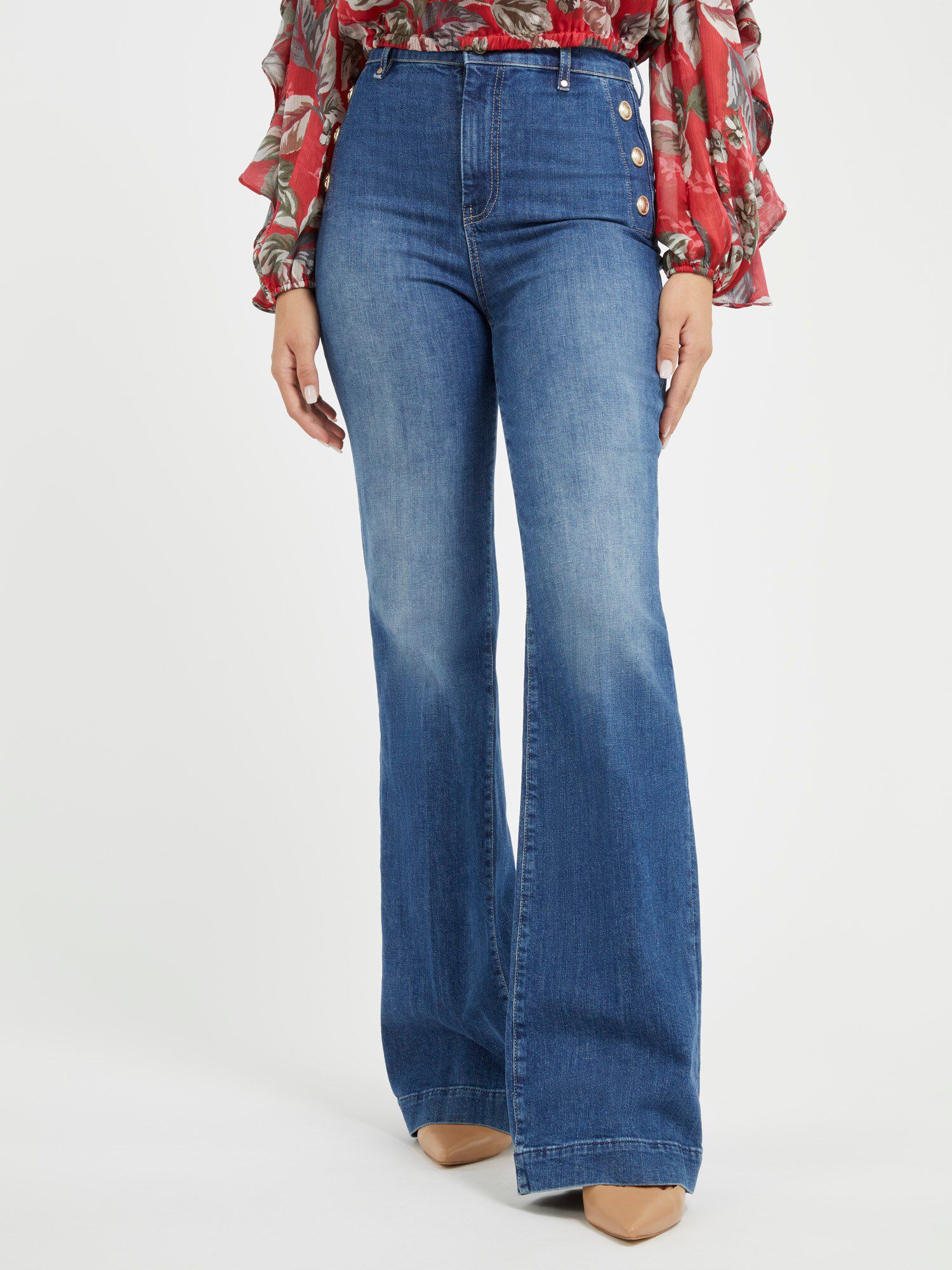 Guess jeans flare new arrivals