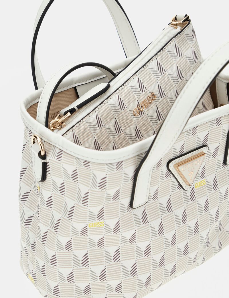 G Wave geometric-print mini handbag