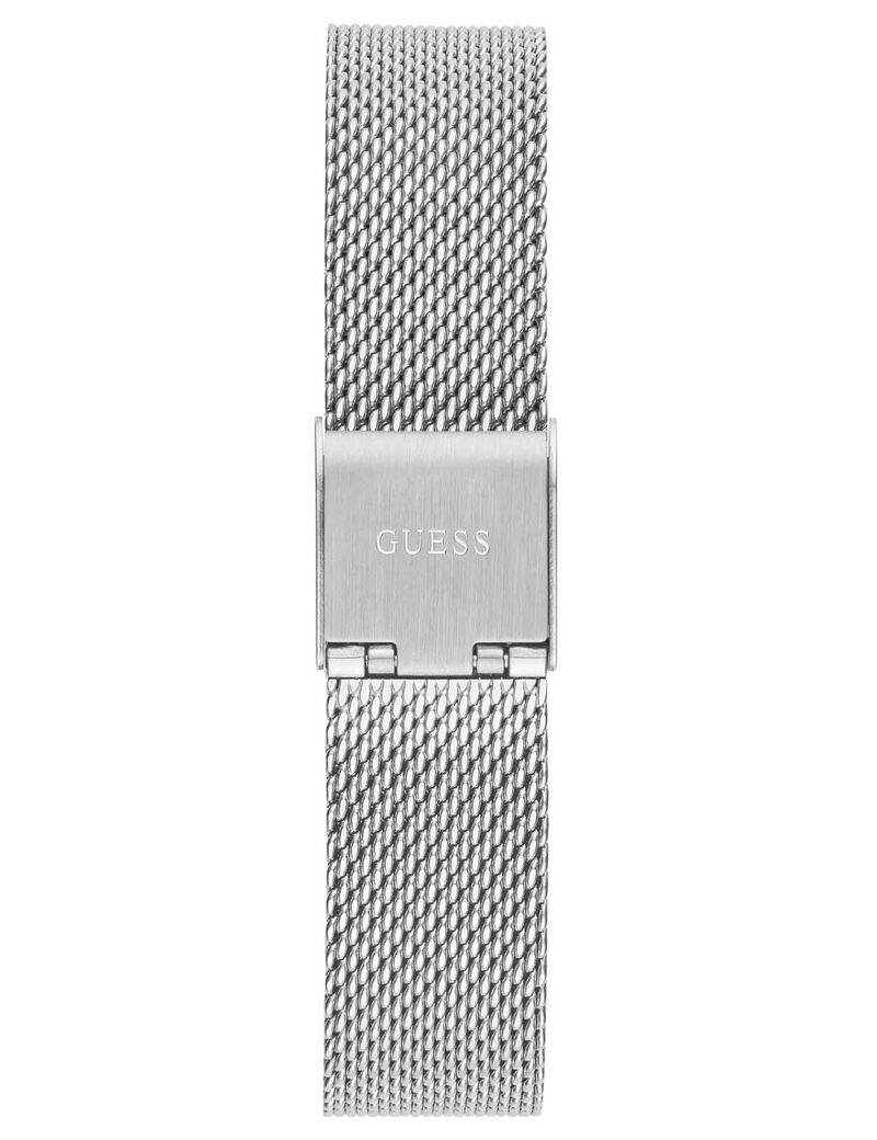 Silver-tone Mesh Analog Watch