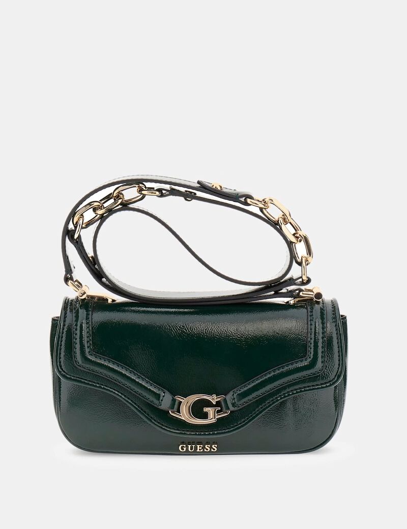 Dea patent mini crossbody bag