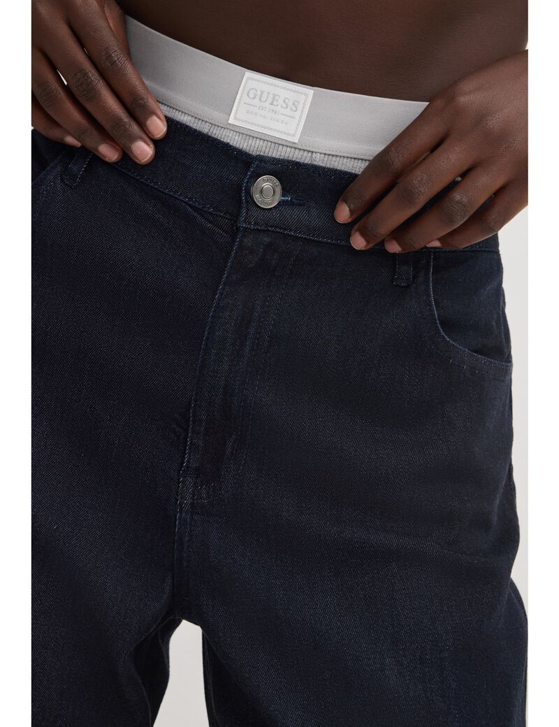 جيس wide loose jeans