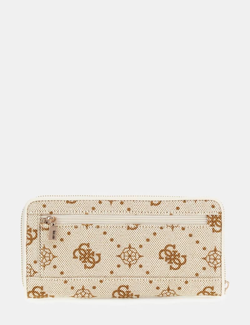 guess neda 4g peony logo maxi wallet