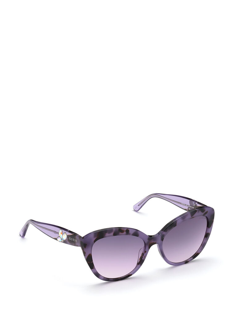 Coloured Cat-Eye Sunglasses