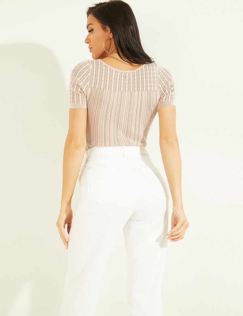 Viscose Blend Sweater Top