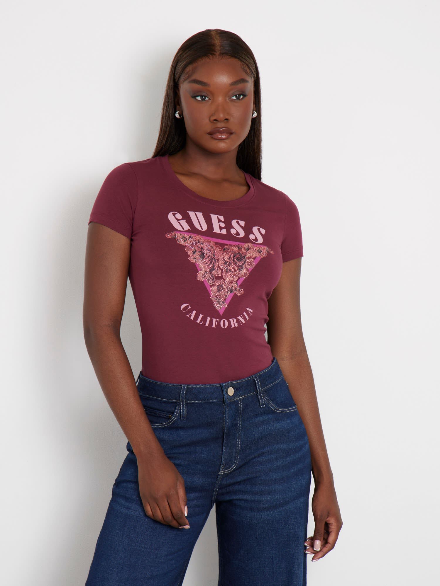 Guess flower shirt clearance