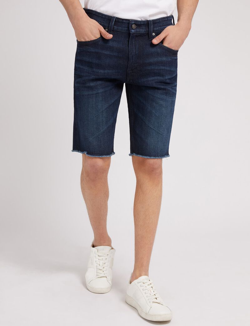 Slim Fit Denim Shorts