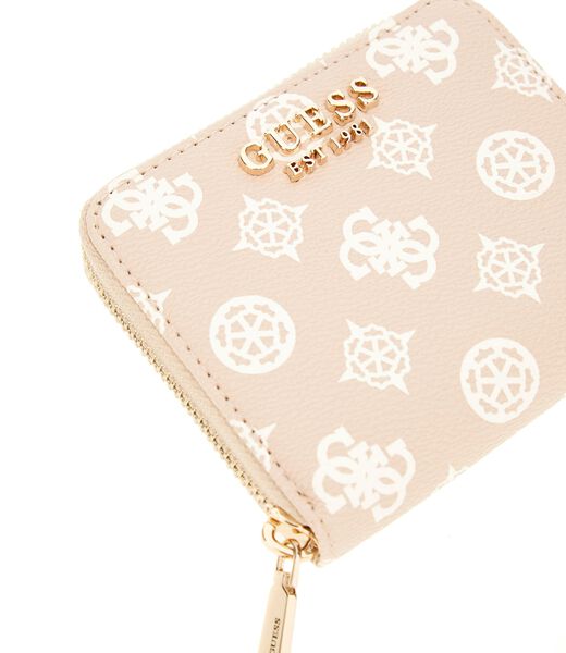 Laurel 4G peony logo mini wallet