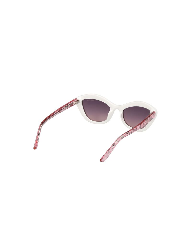 Geometric full rim sunglasses
