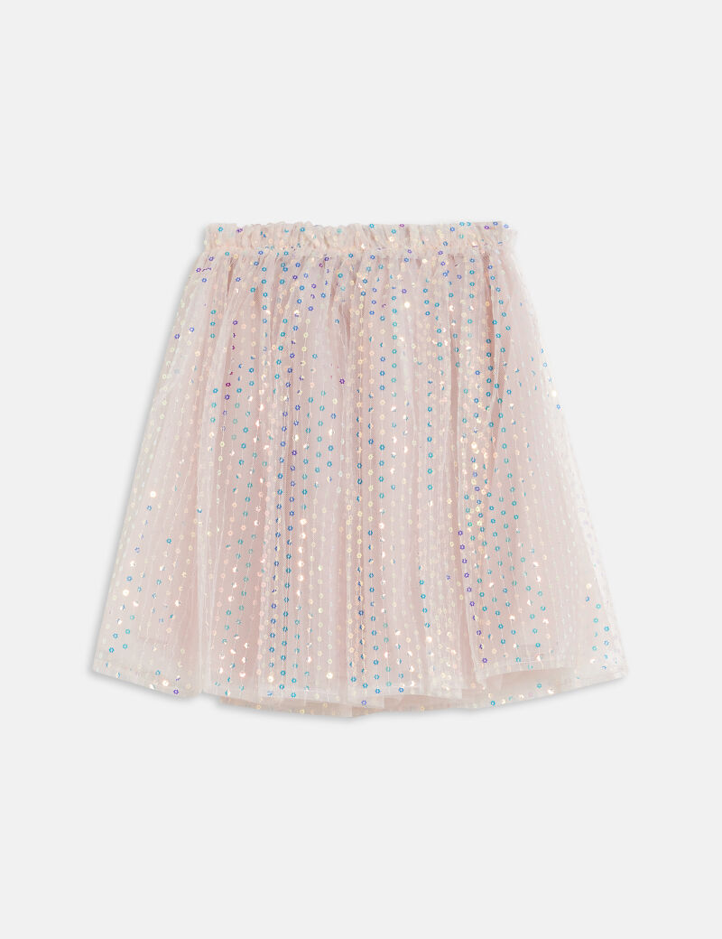 Sequins midi skirt