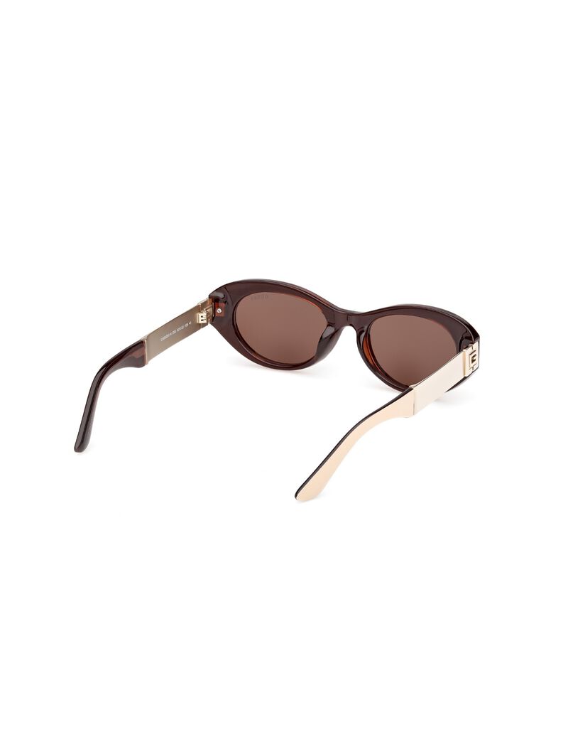 guess oval plastic sunglasses