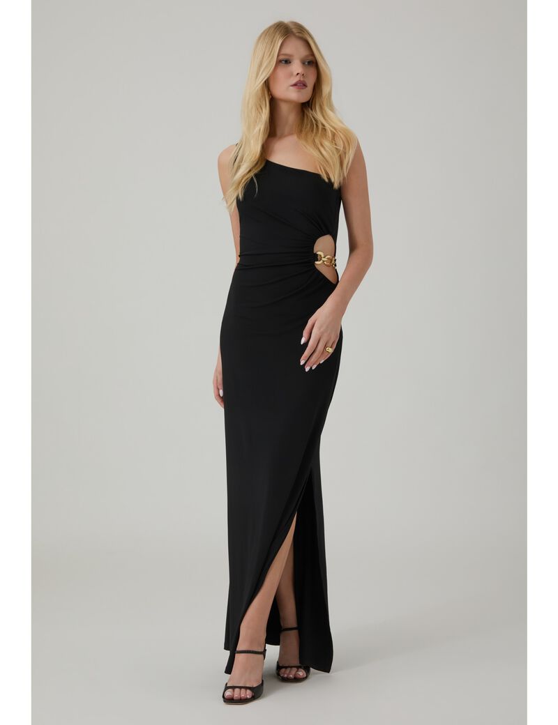 جيس one shoulder jazlyn dress