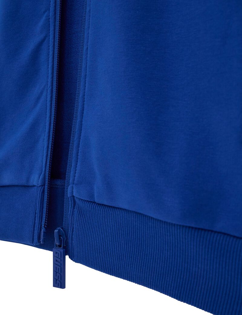 Zip fastening sweatshirt