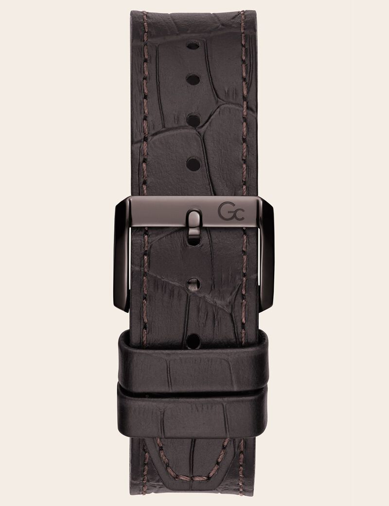 GC leather chronograph watch