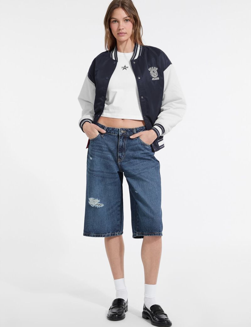 Embroidered Varsity Jacket