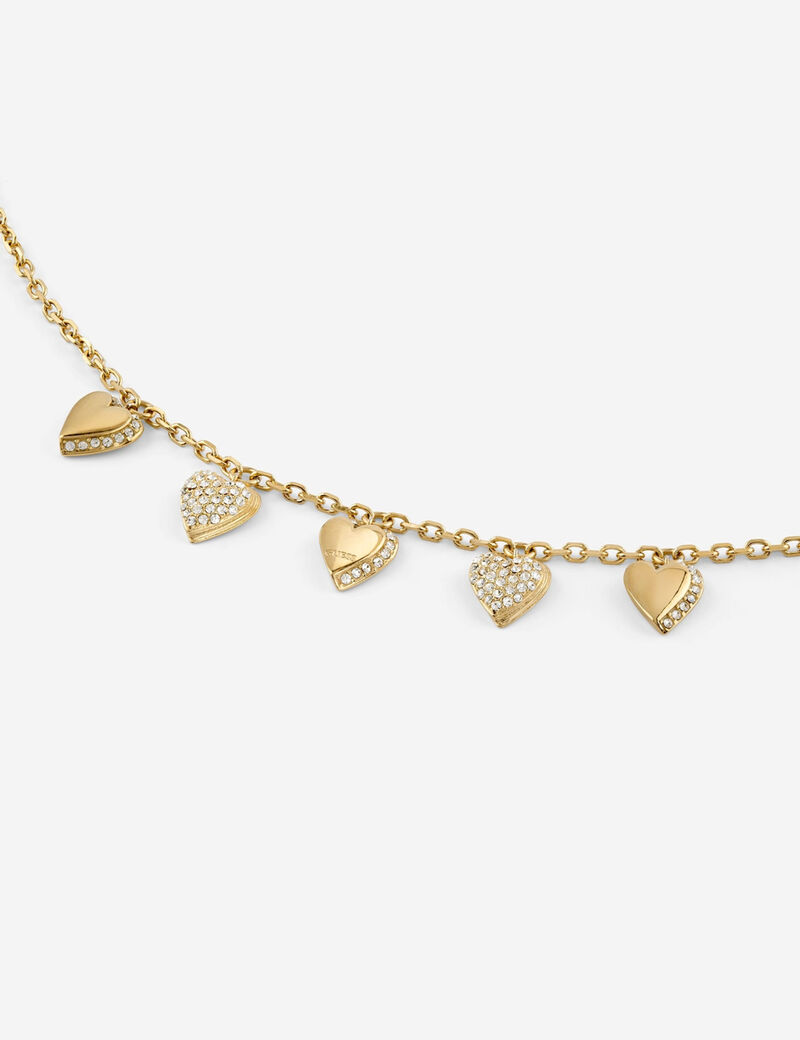 16-18" heart charms necklace