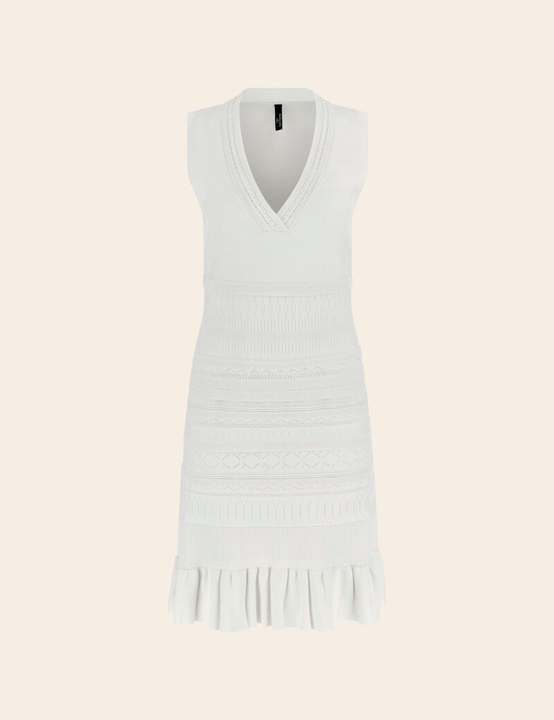 Marciano fit and flare mini sweater dress