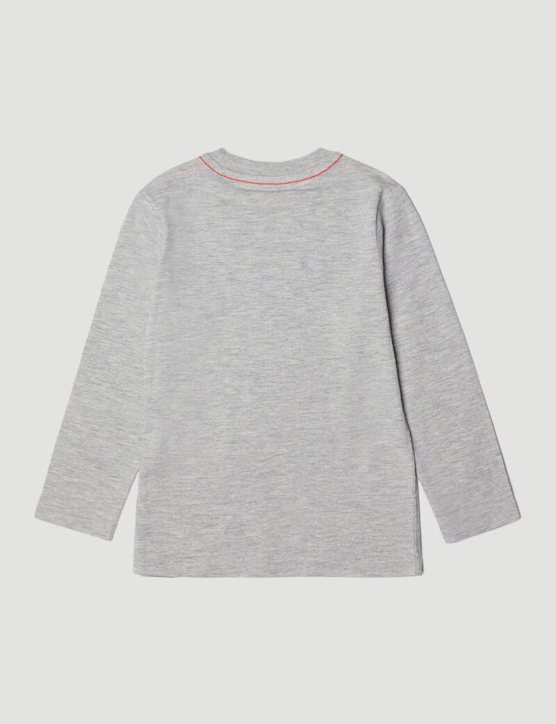 TRIANGLE LOGO SLEEVES T-SHIRT