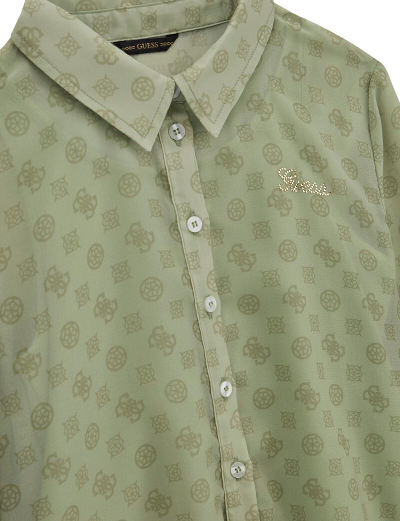 Chiffon bow shirt