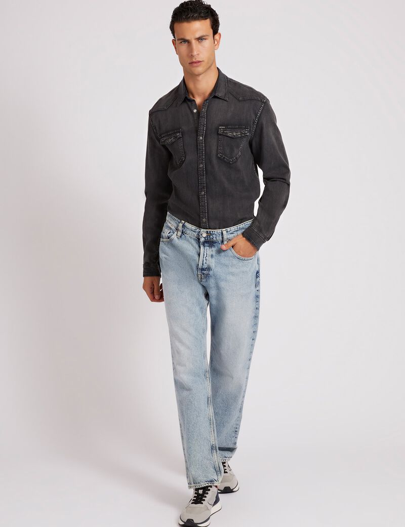 Slim Fit Denim Shirt