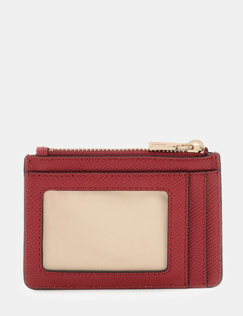 Laurel saffiano credit card holder