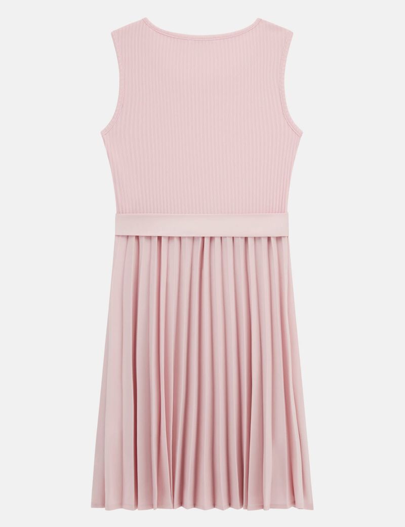 Pleated midi dress