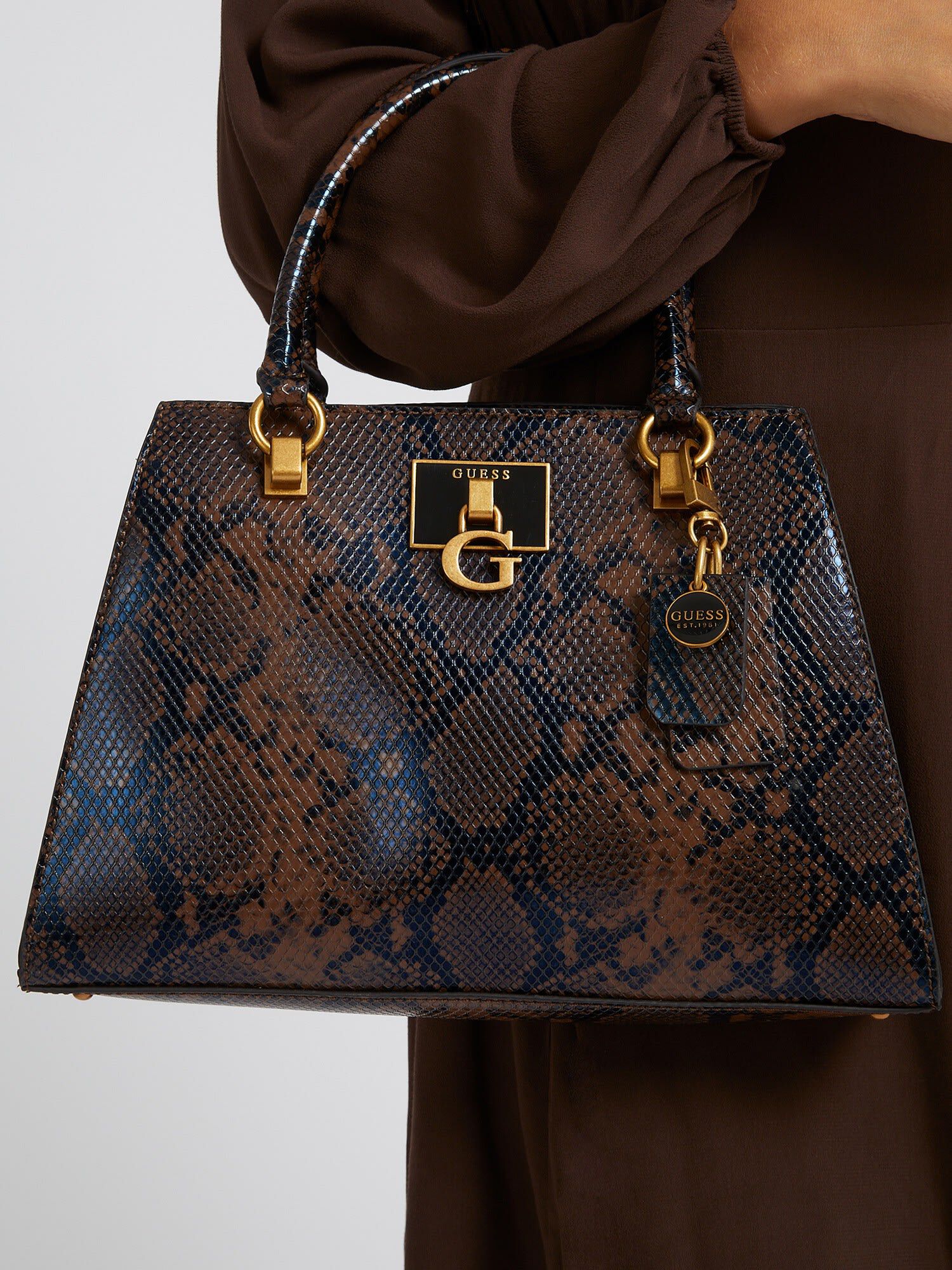 Shop GUESS Online Stephi Girlfriend Satchel