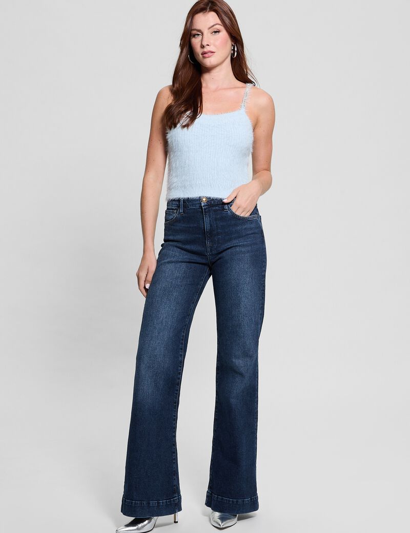 Fuzzy yarn top
