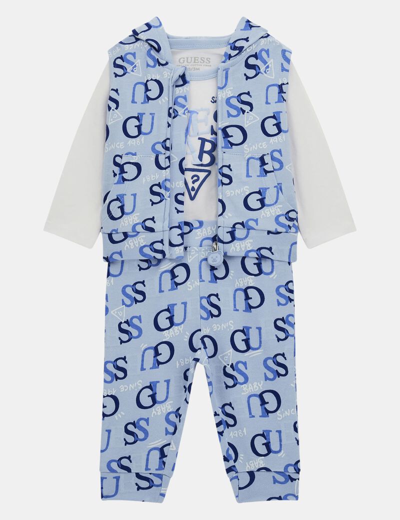 Vest, body and pant set