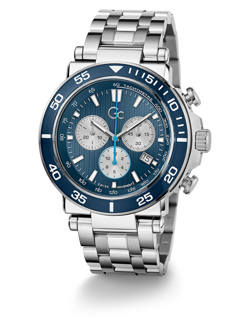 guess gc one sport chrono metal