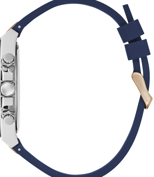 Mens Blue 2-Tone Multi-function Watch