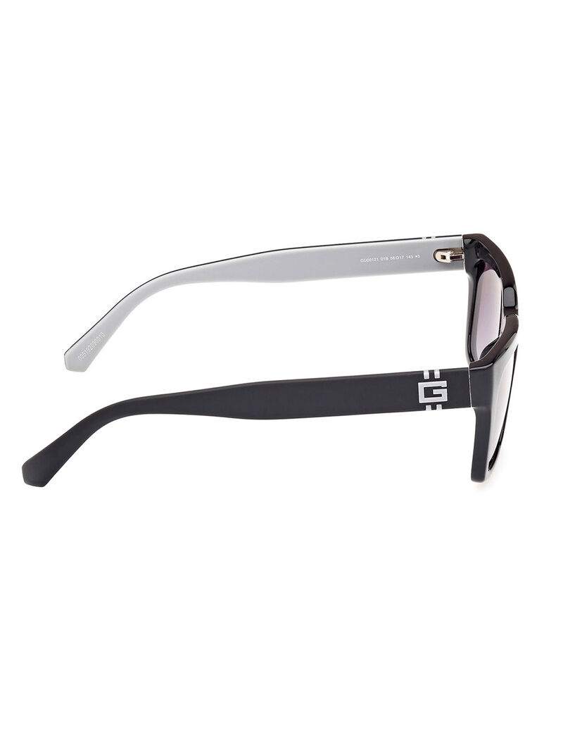 Rectangular Full Rim Sunglasses