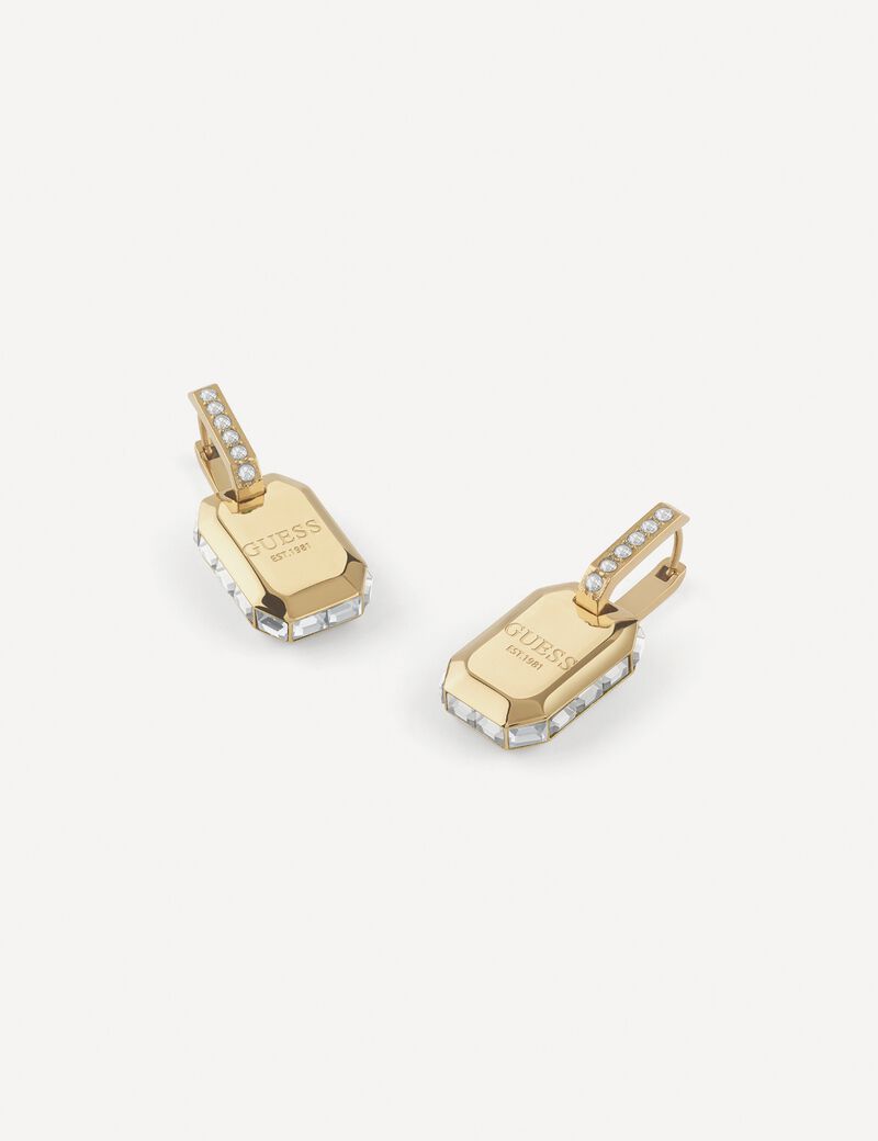 Hashtag Guess earrings