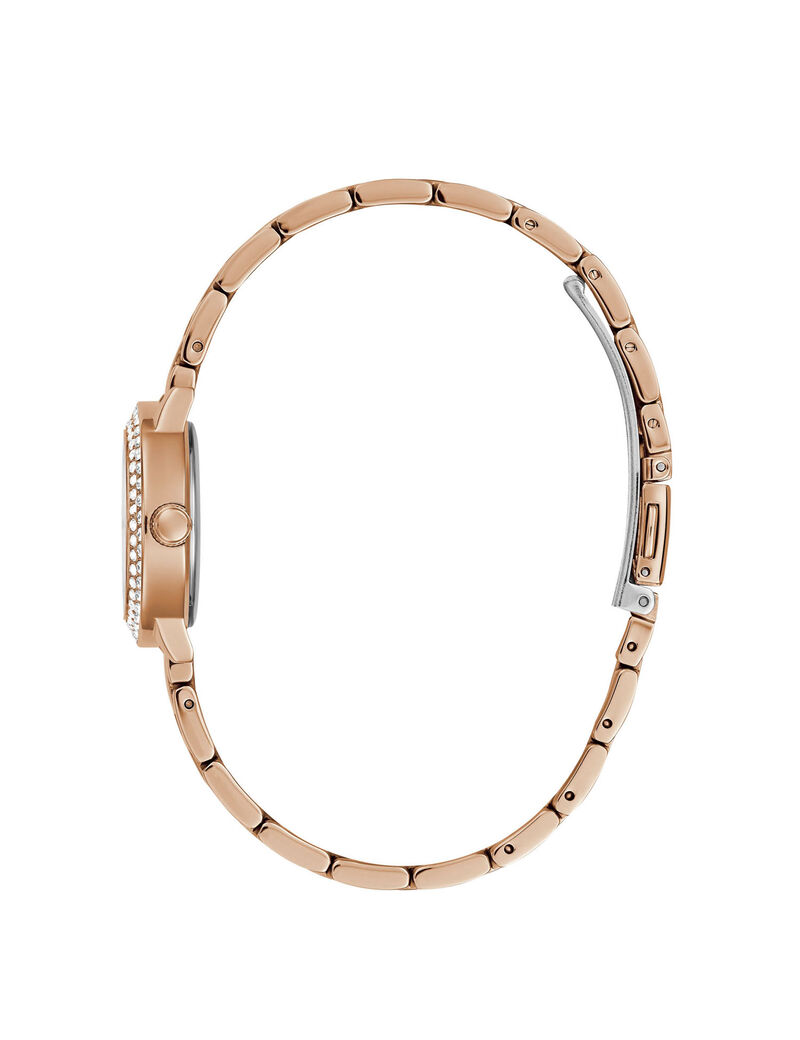 Rose Gold And Crystal Ladies Watch