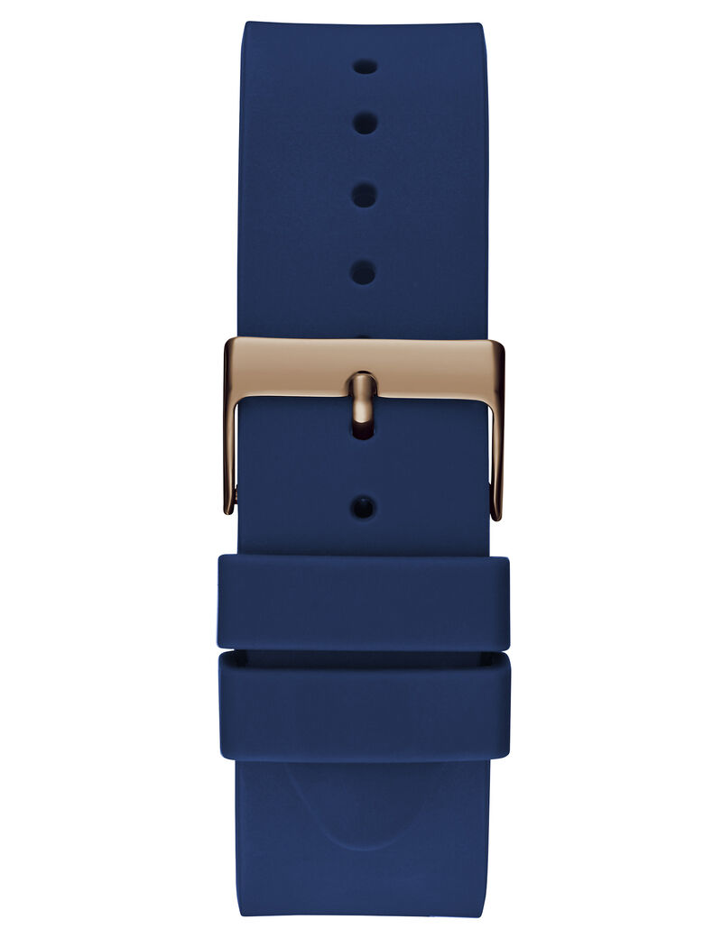 Blue Rose Gold Tone Analog Watch